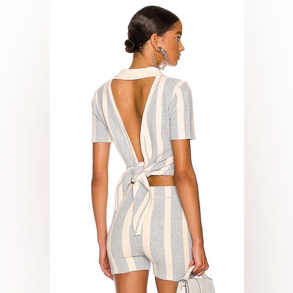 Two set BAGNU blue stripes